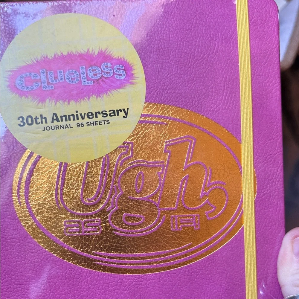 2 Clueless Pink Journals Set- 30th Anniversary! BONUS FUZZY PEN like Cher used!